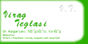 virag teglasi business card